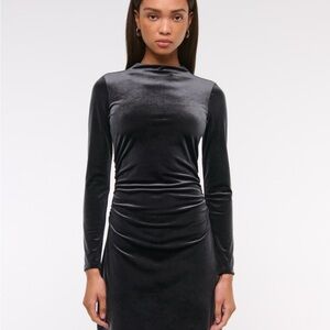Abercrombie Black Velvet Dress